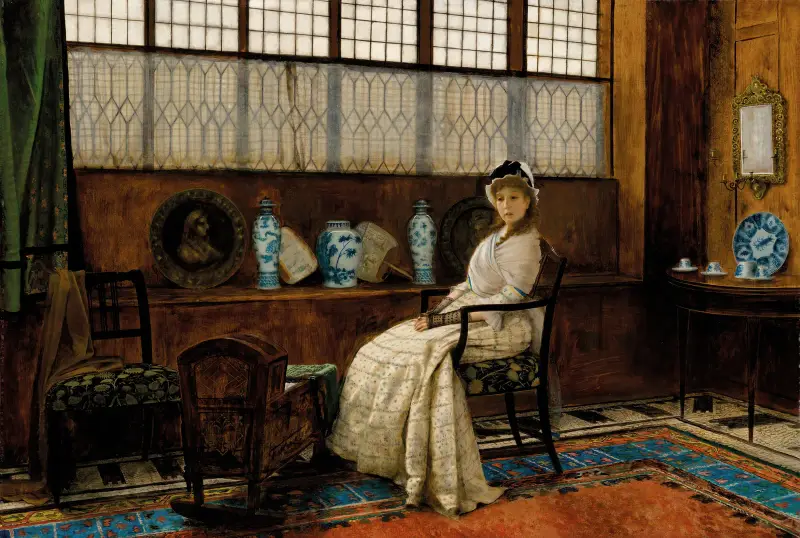Wiegenlied von John Atkinson Grimshaw