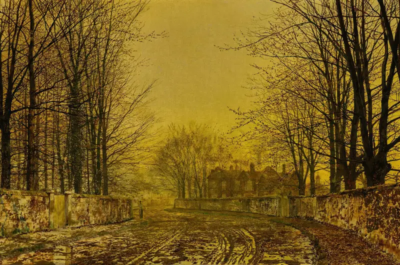 Drottningens väg av John Atkinson Grimshaw