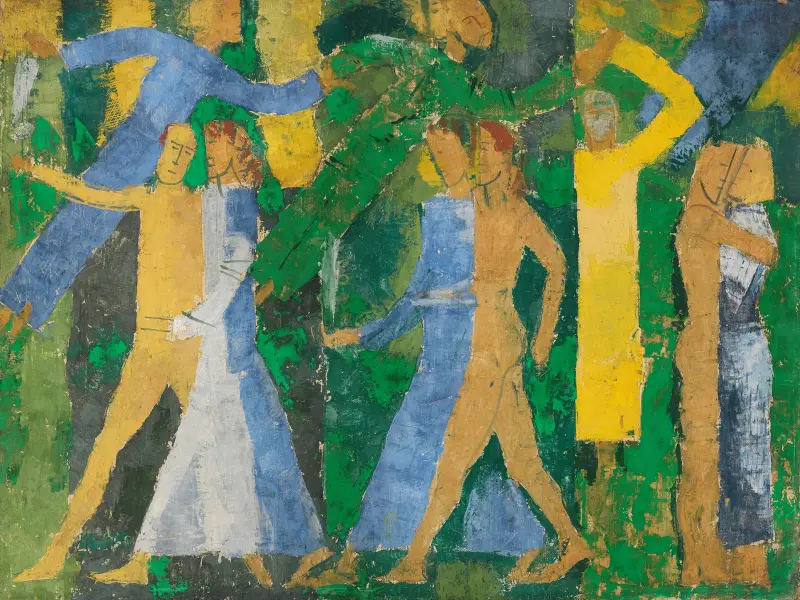 Paare im Walde II av August Babberger