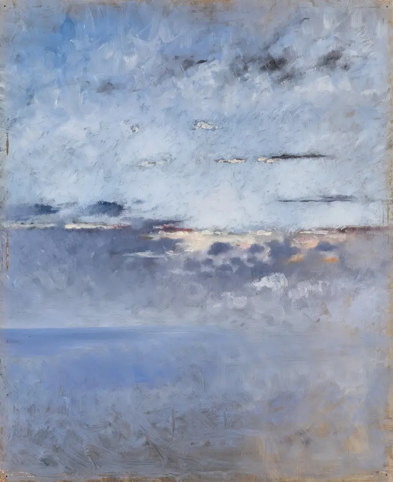 Sea and Clouds av August Hagborg