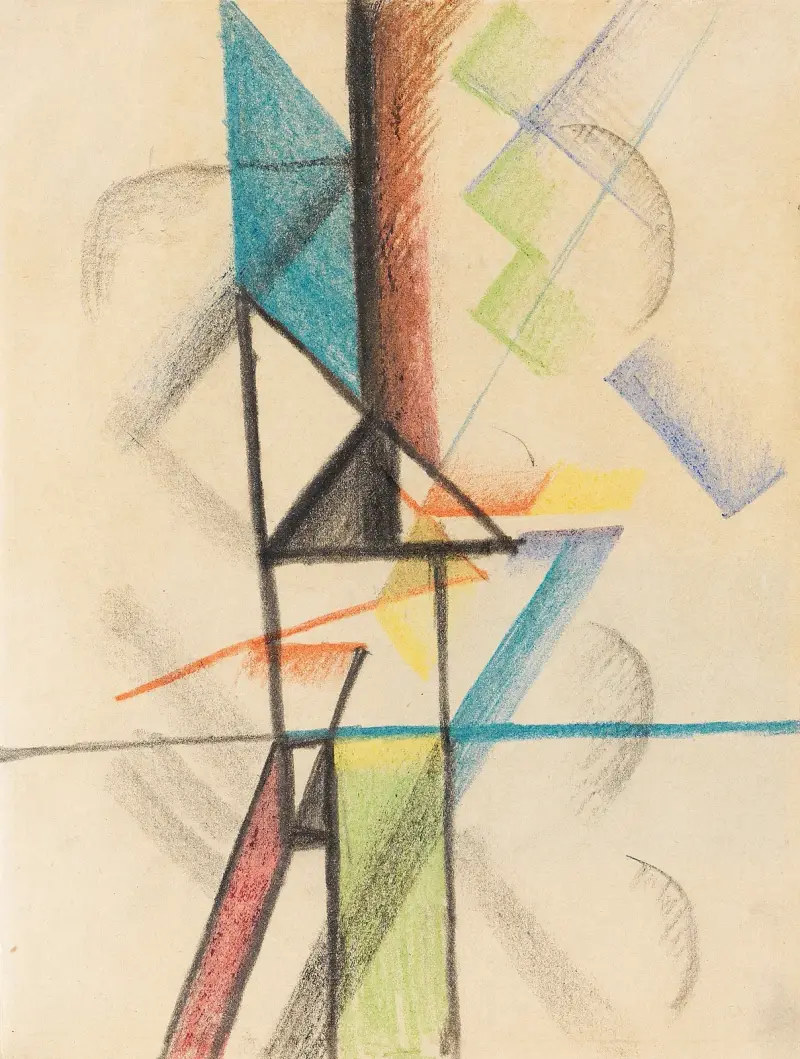 Abstrakte Formen V von August Macke