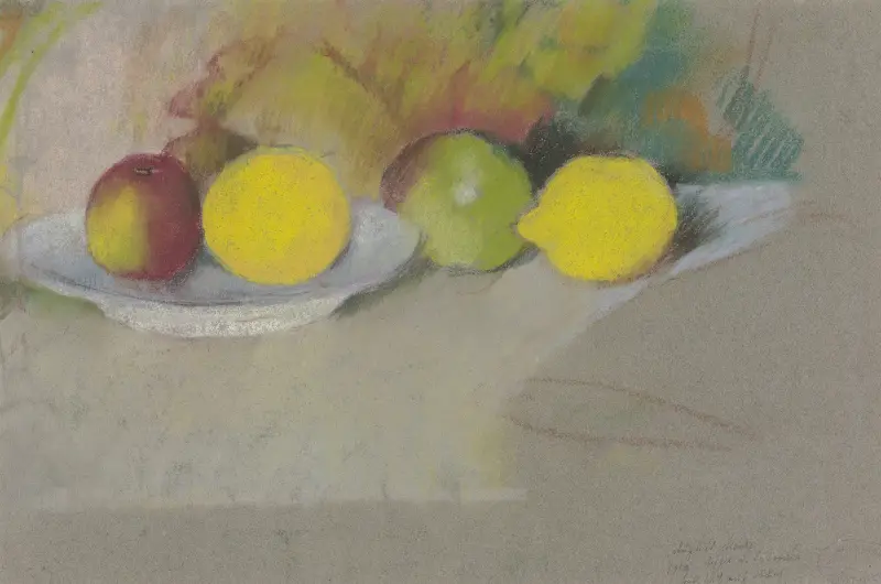 Jablka a citrony, August Macke
