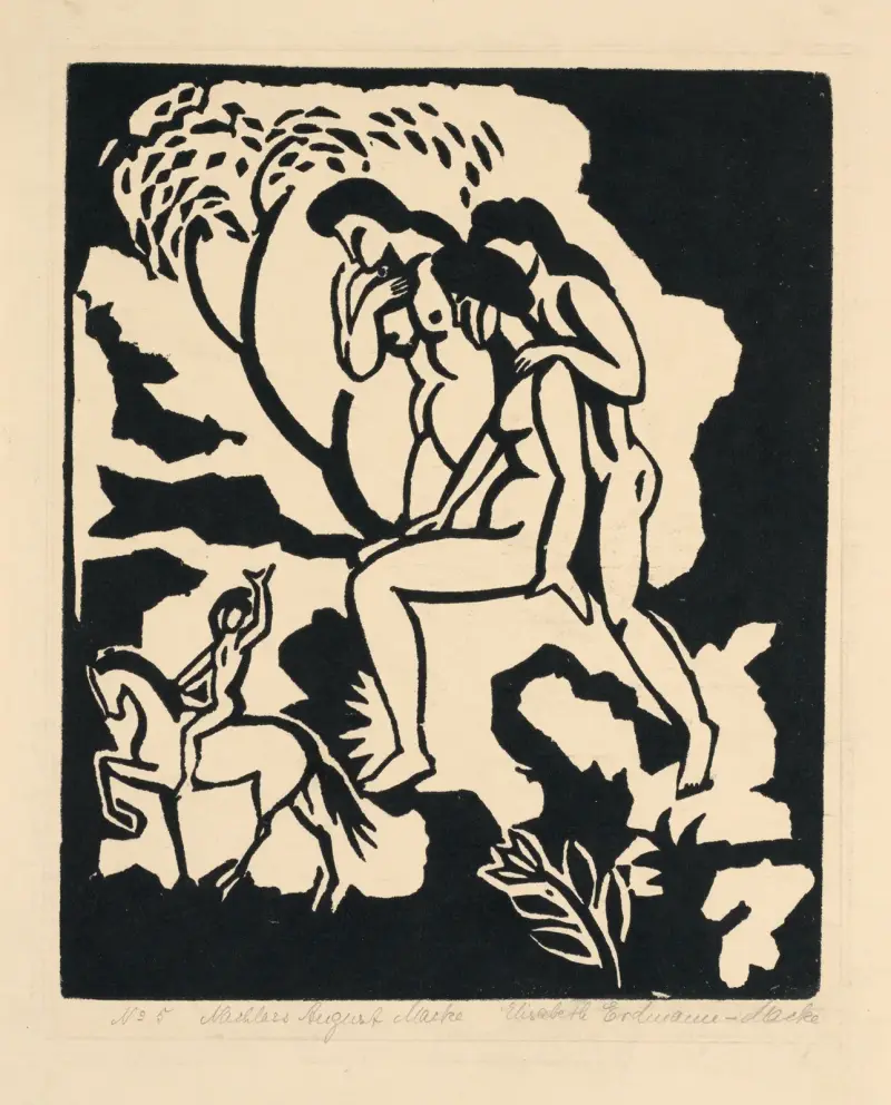 Rozloučení, August Macke