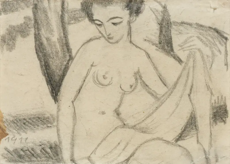 Figurativní kompozice, August Macke