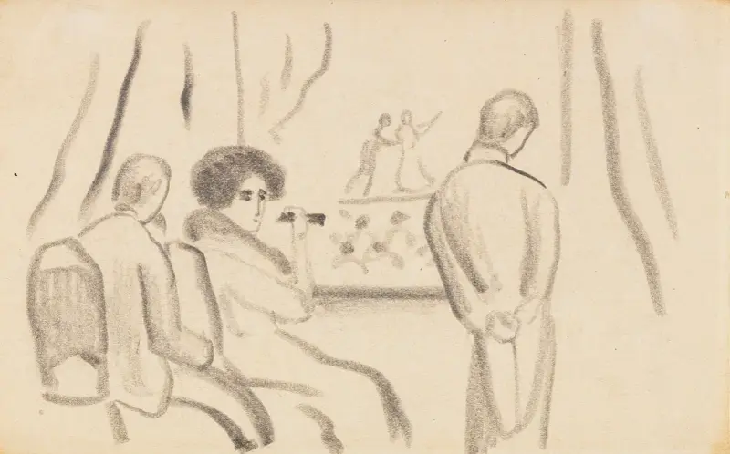 V lóži, August Macke