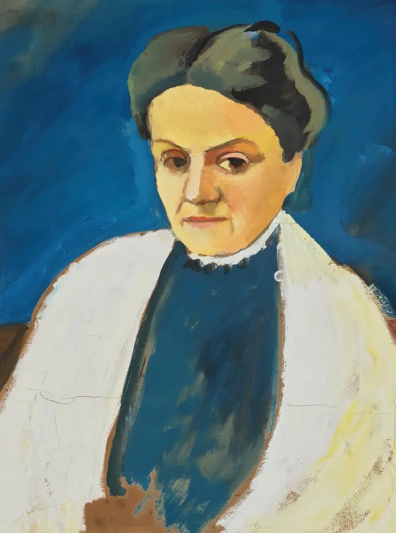 Portrétní studie Sofie Gerhardtové, August Macke