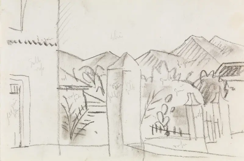 Tunisische Ansicht von August Macke