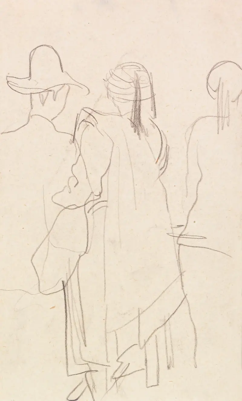 Türke und Europäer von August Macke