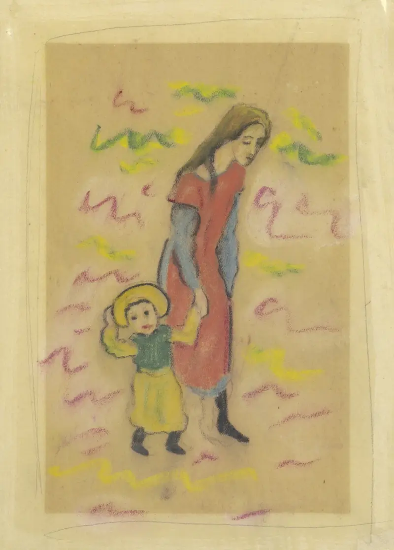 Dvě děti, August Macke