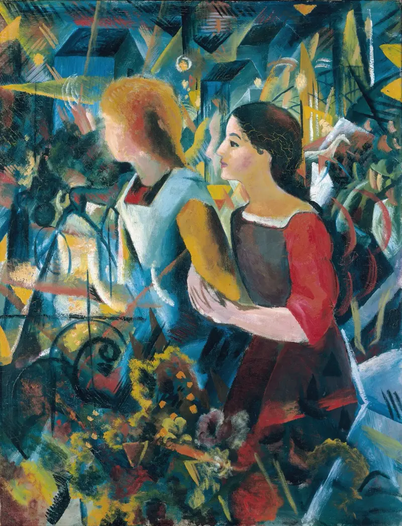 Dvě dívky, August Macke