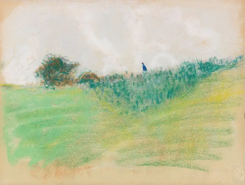 Weg am Kreuzberg bei Bonn av August Macke
