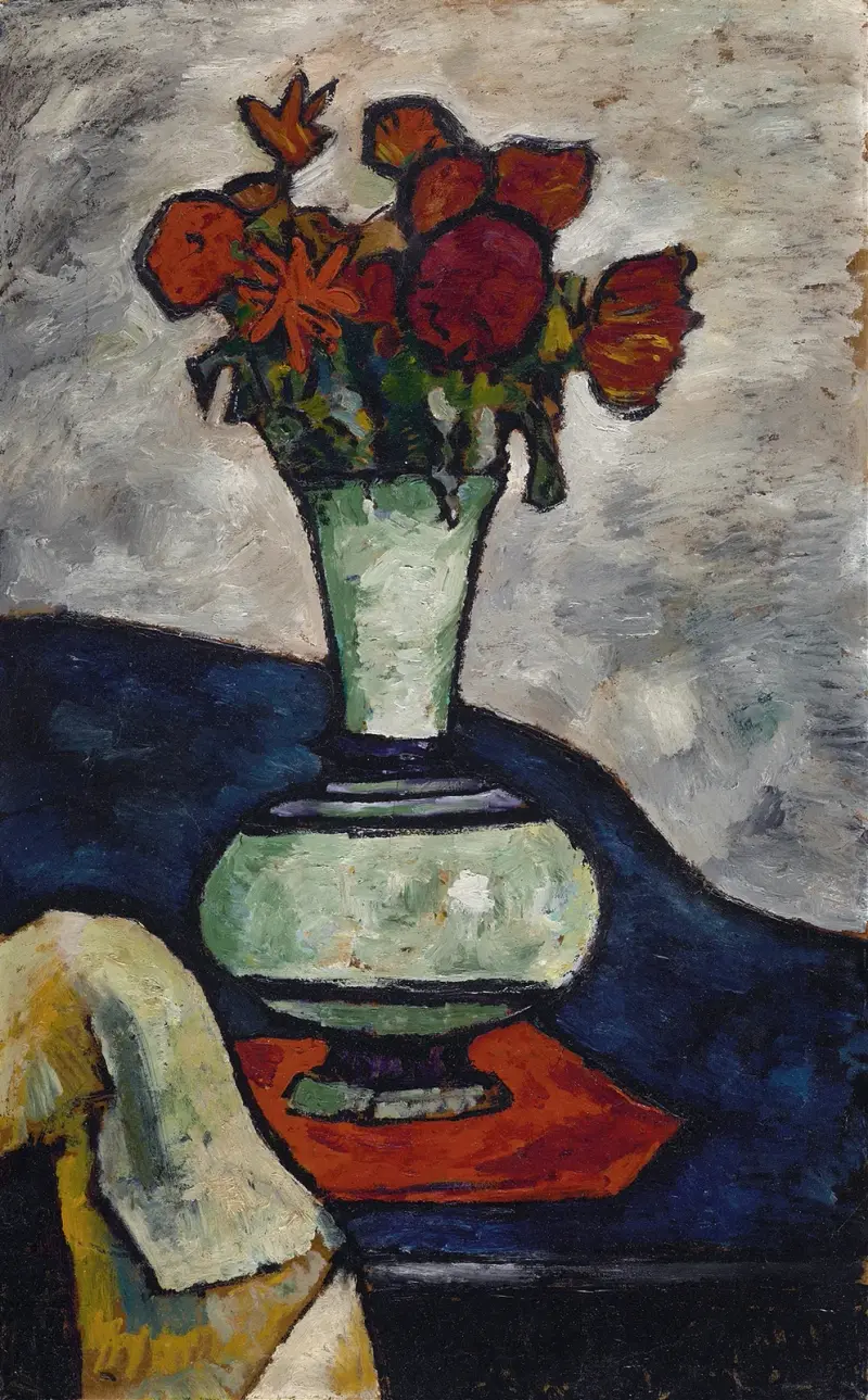 Vadnoucí květiny, August Macke