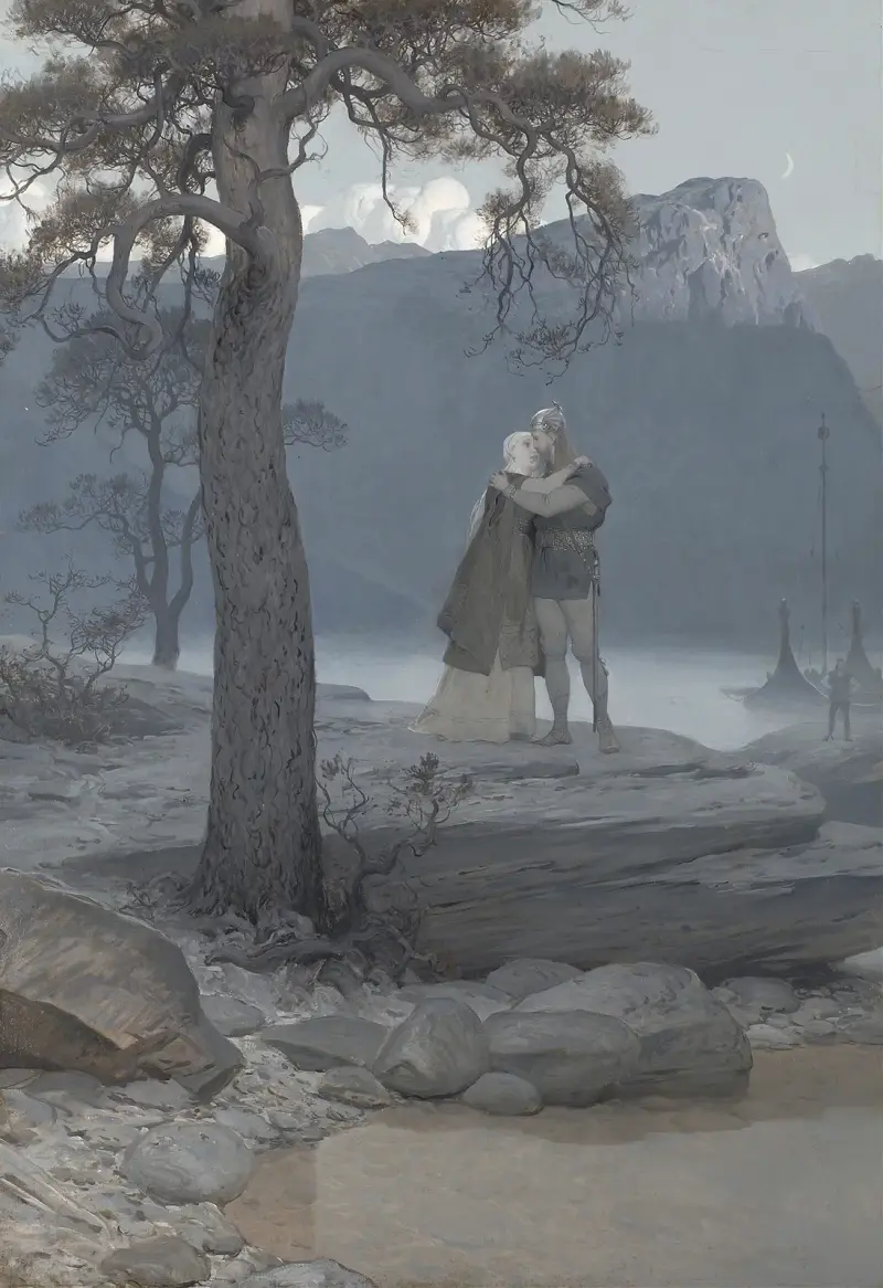 Pożegnanie, August Malmström