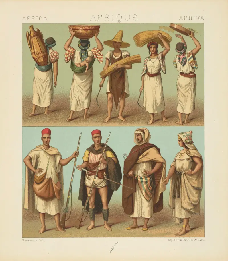 Algérie et Tunisie; les Kabyles av Auguste Racinet