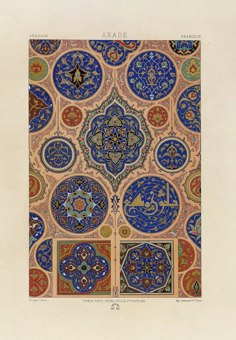 Arabe 2 von Auguste Racinet