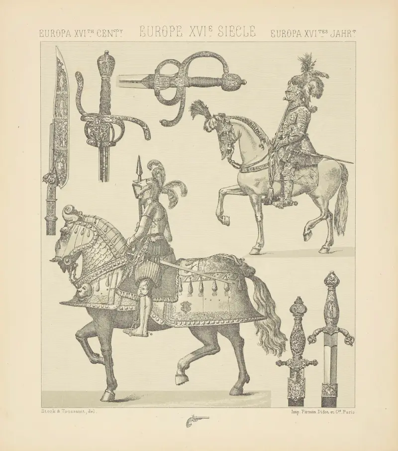 Armes offensives et defensives av Auguste Racinet