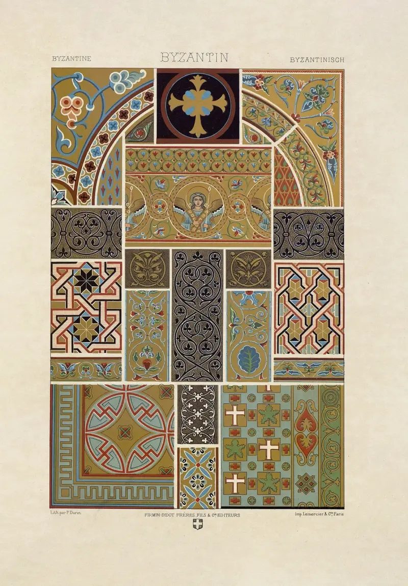 Byzantinisch 2 von Auguste Racinet