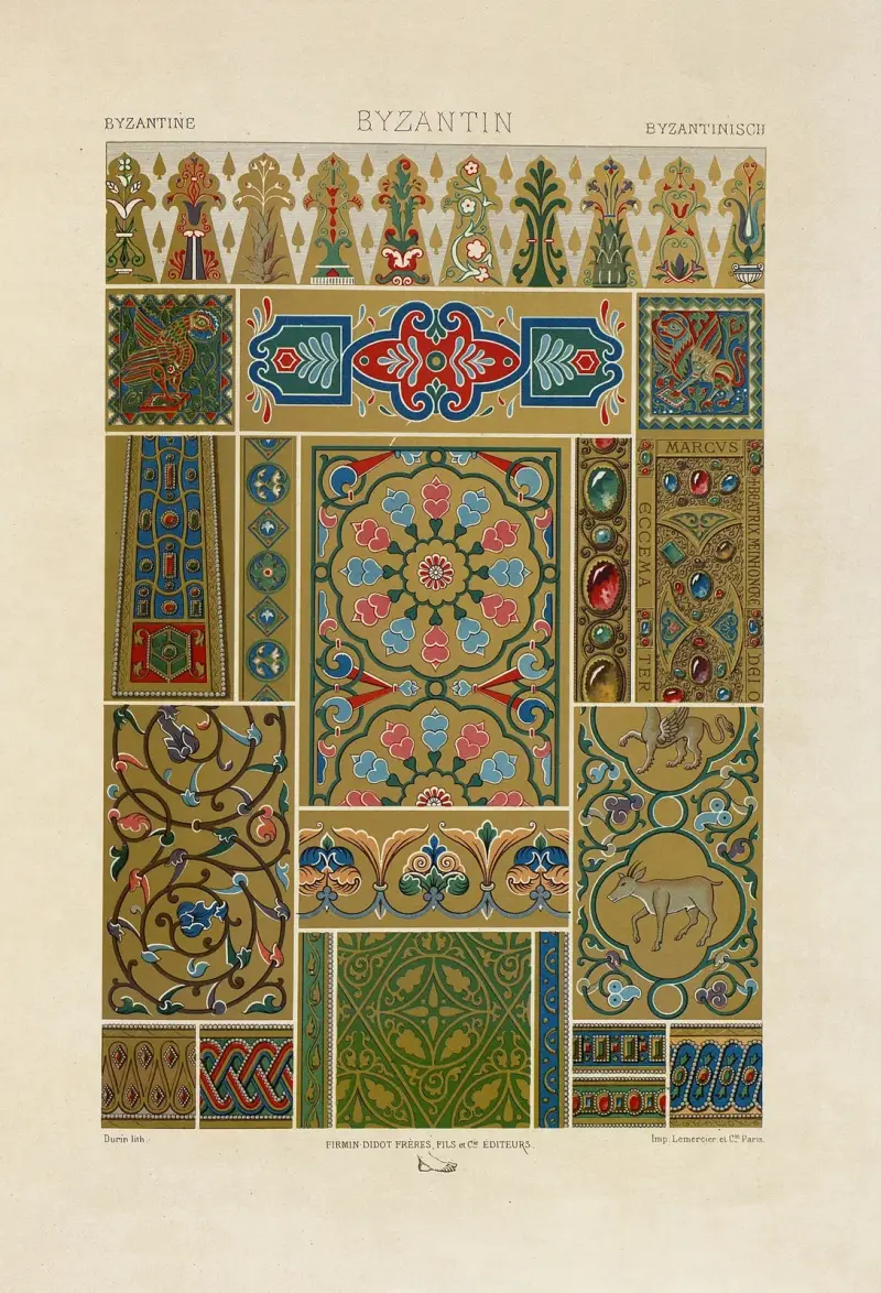 Byzantinisch 4 von Auguste Racinet