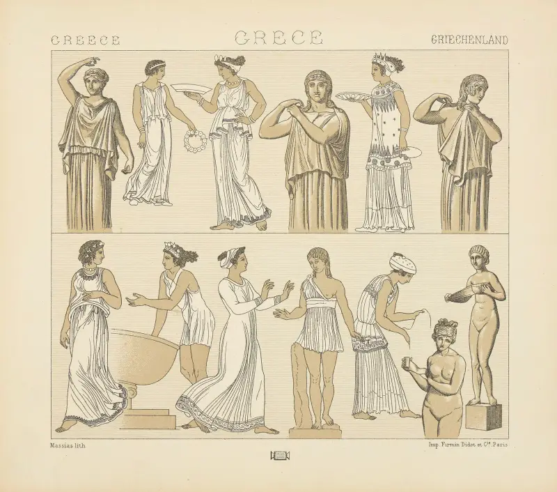 Costumes des femmes av Auguste Racinet