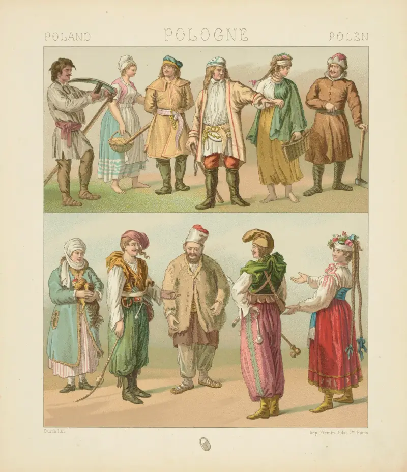 Costumes du peuple av Auguste Racinet