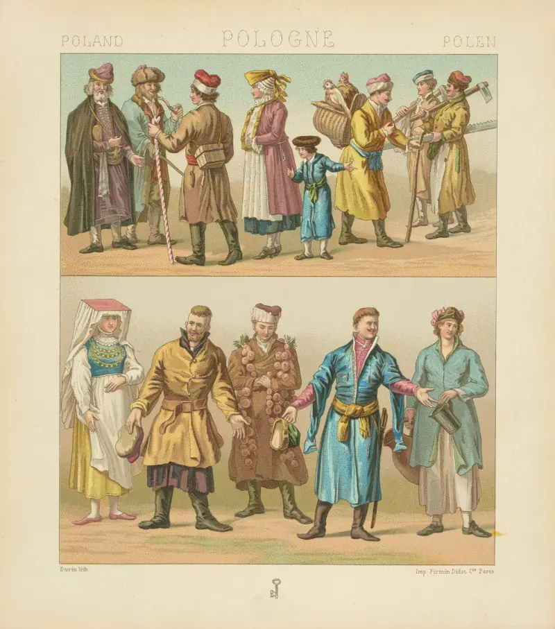 Volkstrachten. von Auguste Racinet