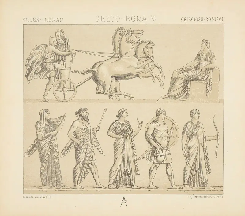 Etrurien von Auguste Racinet