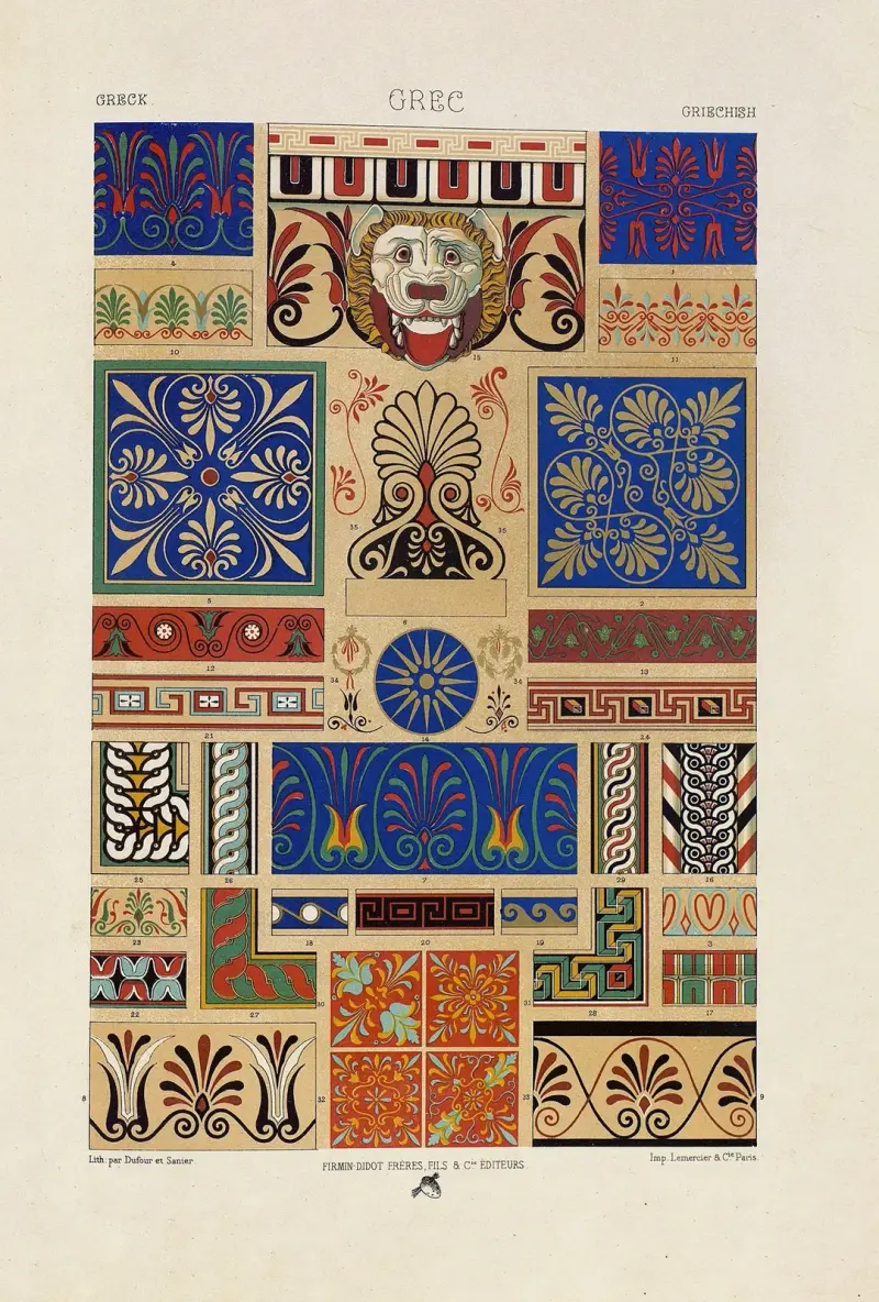 Grec 2, Auguste Racinet