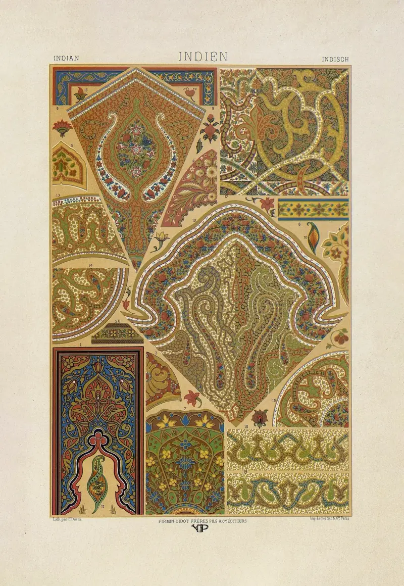 Indien 4, Auguste Racinet