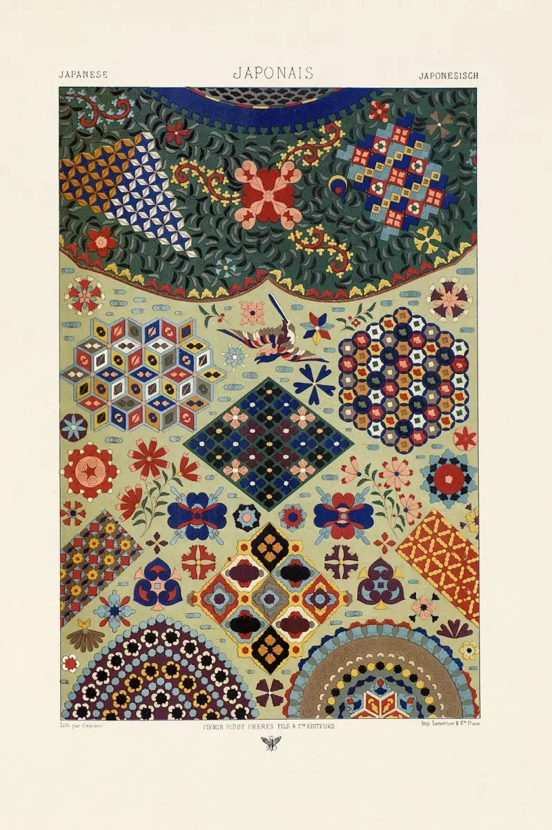 Japonais von Auguste Racinet