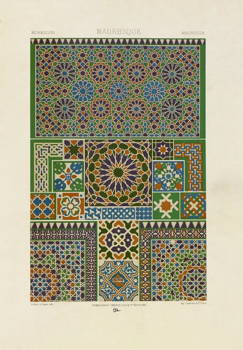 Mauresque von Auguste Racinet
