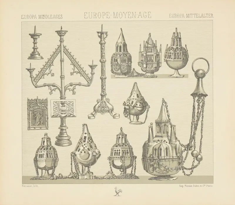 Mobilier religieux av Auguste Racinet