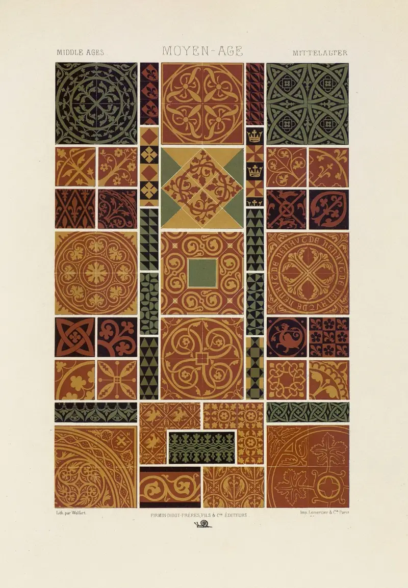 Moyen Age 10, Auguste Racinet