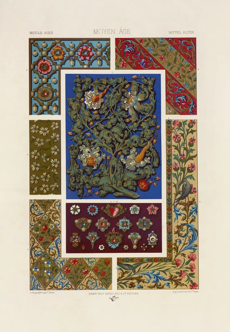 Mittelalter 13 von Auguste Racinet