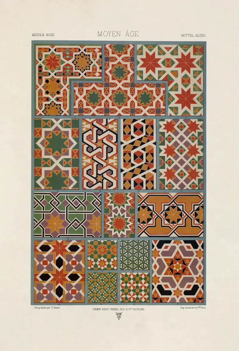 Moyen Age 2 von Auguste Racinet