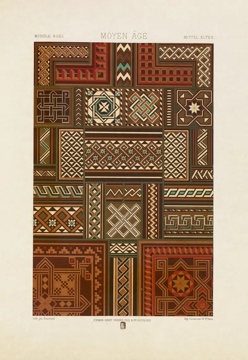 Moyen Age 3, Auguste Racinet