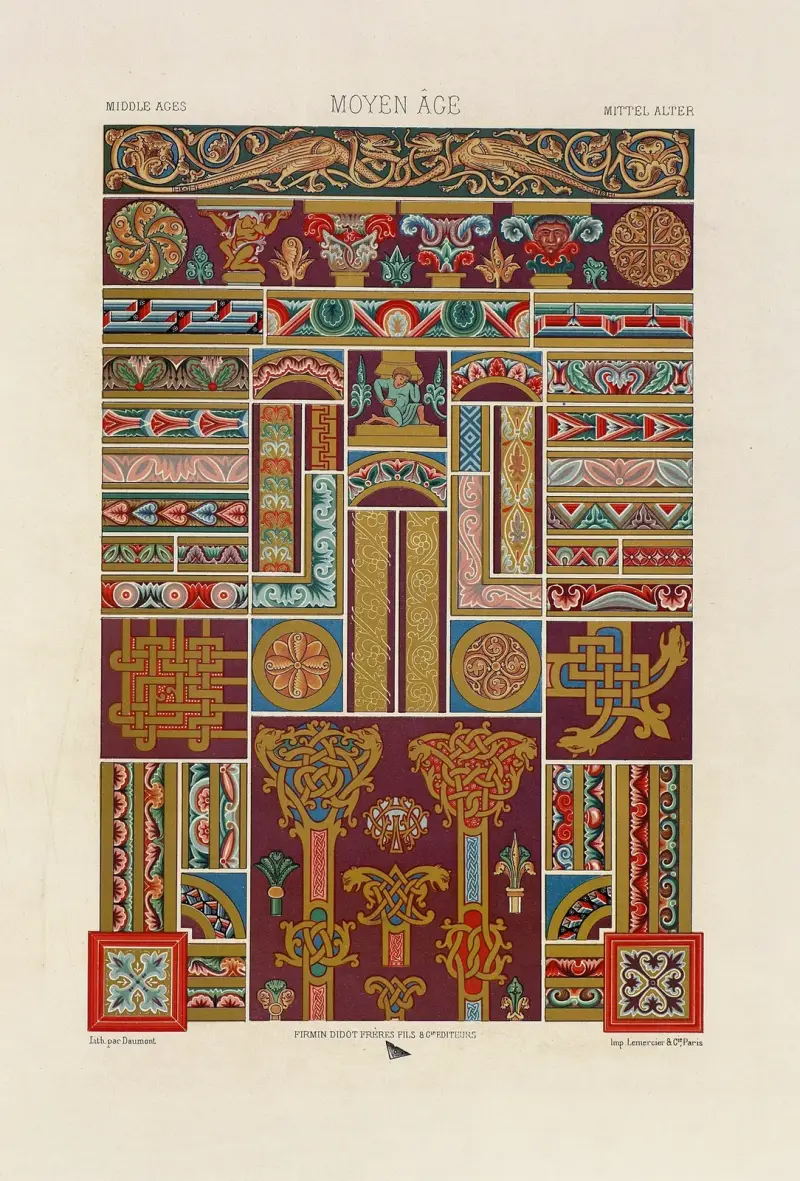 Moyen Age 4, Auguste Racinet