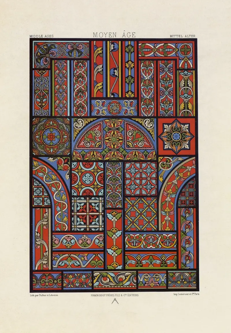 Moyen Age 8 von Auguste Racinet