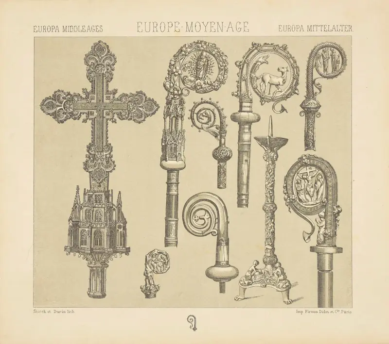 Objets religieux av Auguste Racinet
