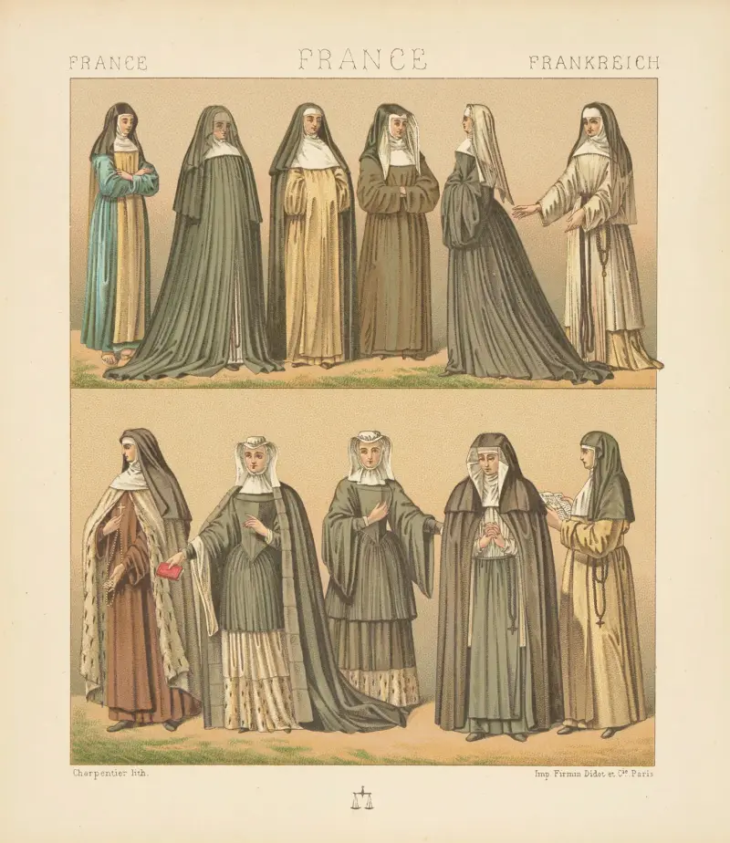 Ordres religieux. av Auguste Racinet