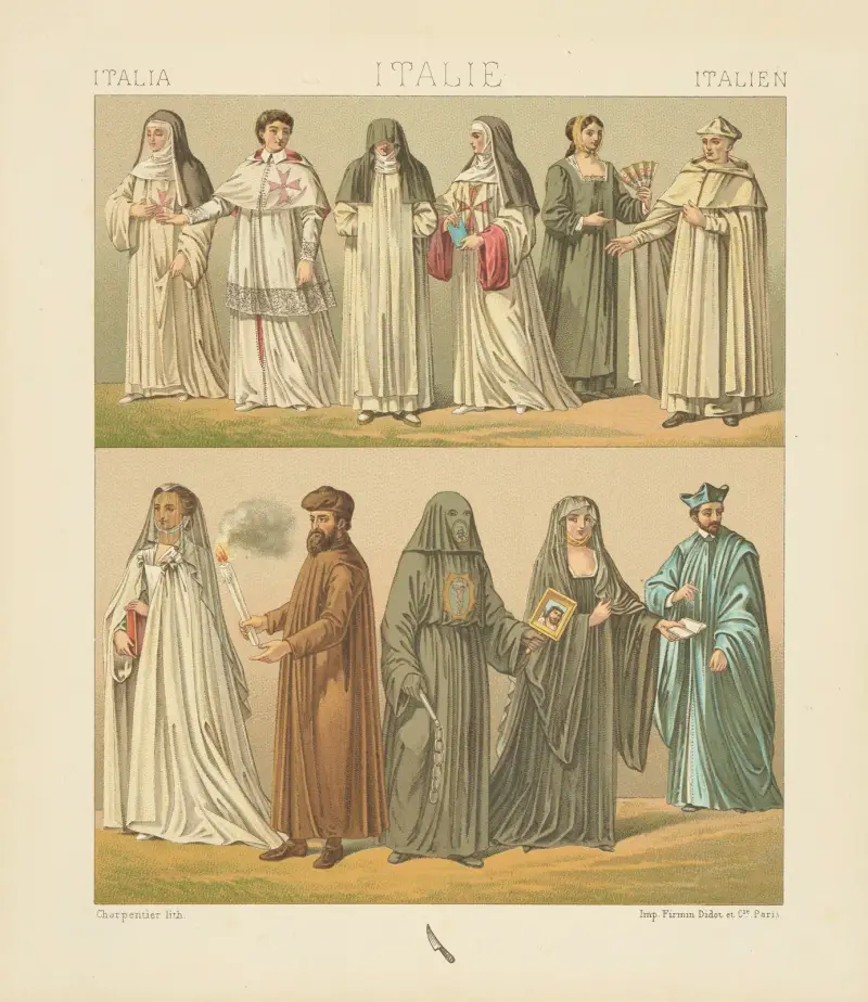 Ordres religieux av Auguste Racinet