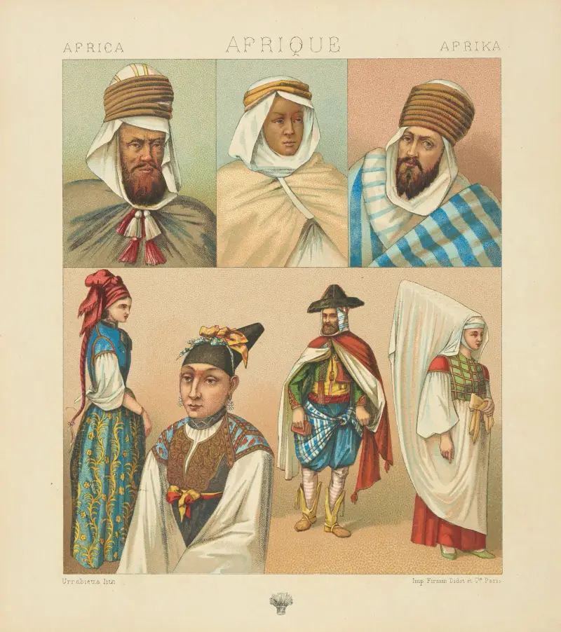 Norra delen; Algeriet av Auguste Racinet