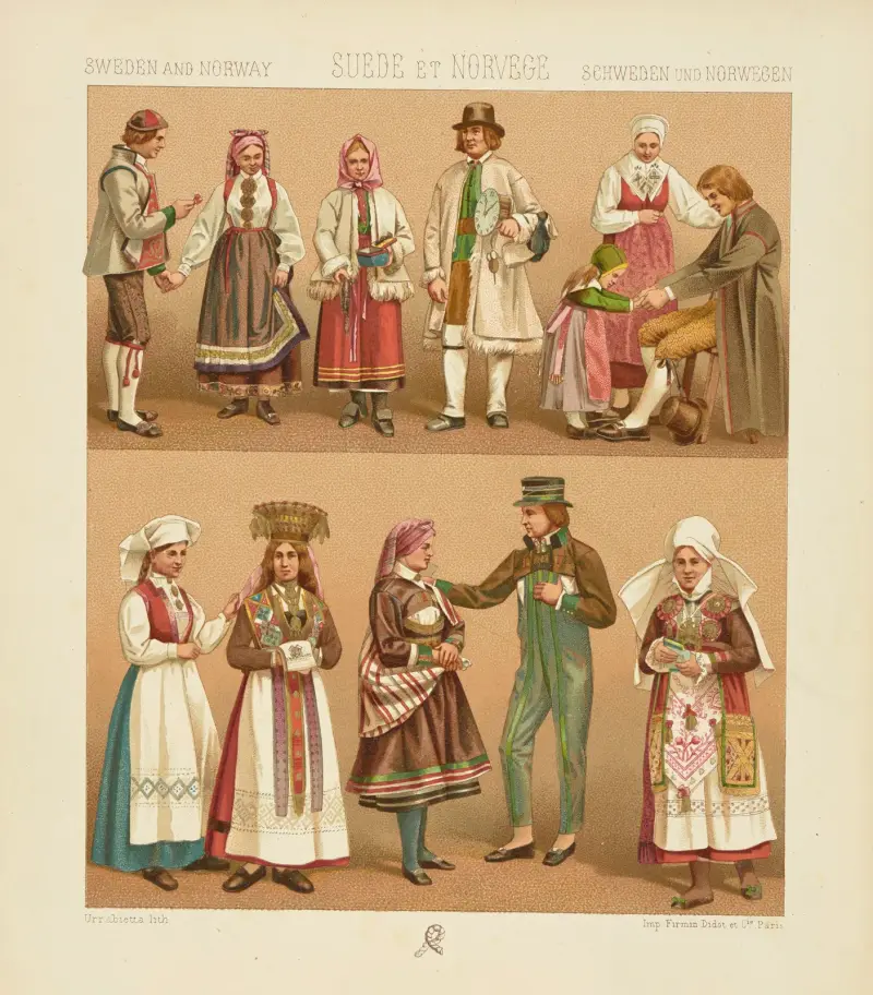 Bauern von Auguste Racinet