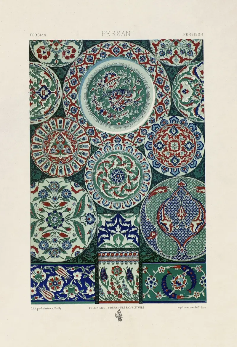 Persan 3 von Auguste Racinet
