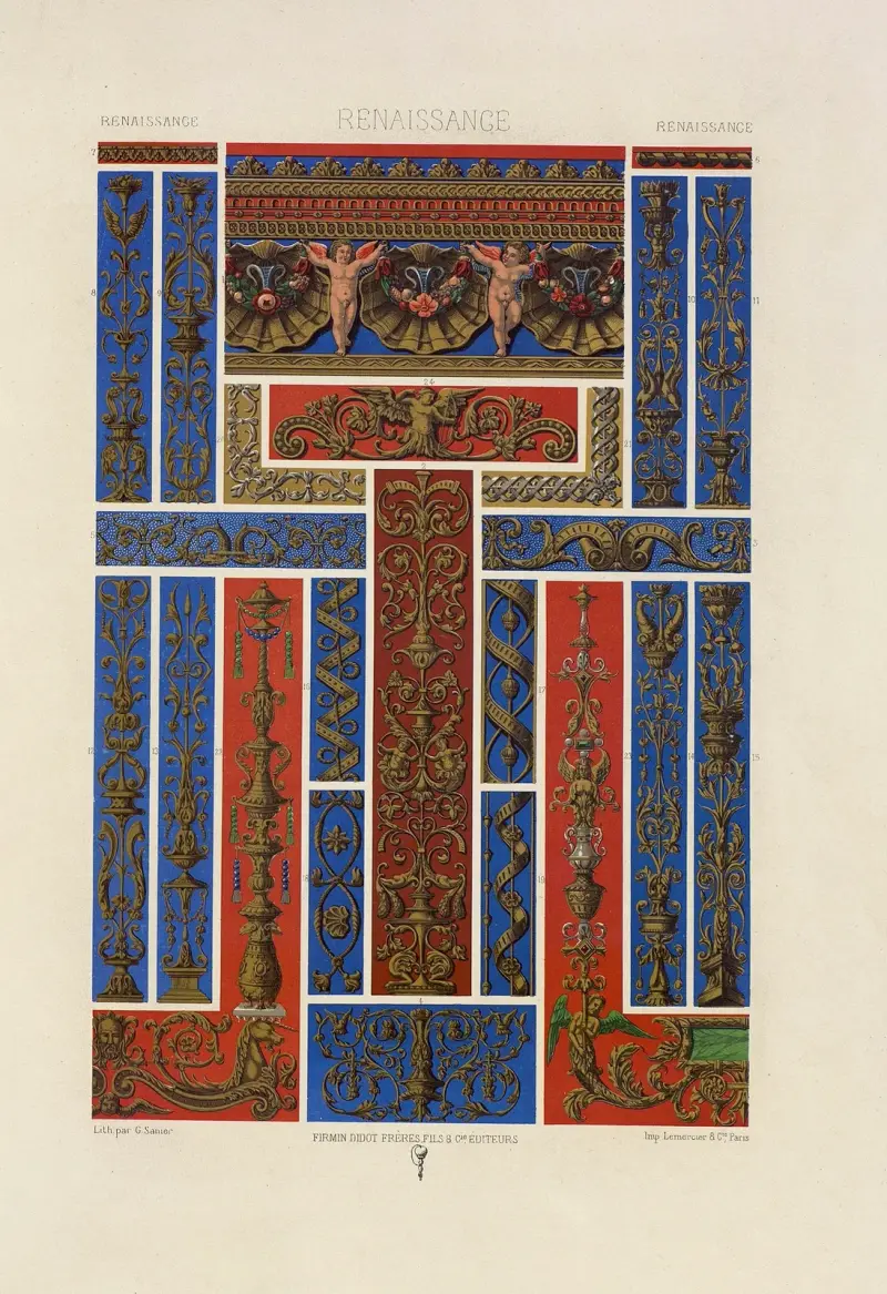 Renaissance 14 von Auguste Racinet