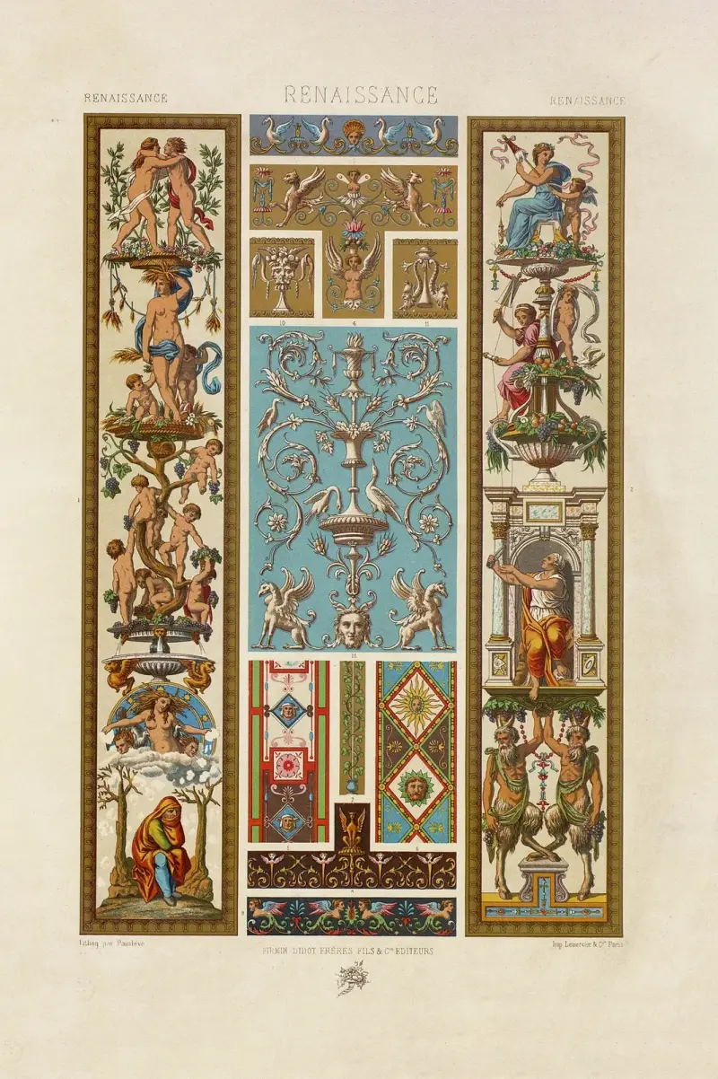 Renaissance 3 av Auguste Racinet