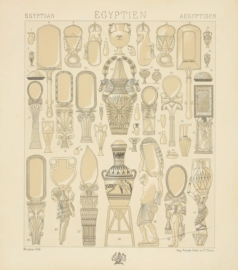 Ustensiles domestiques av Auguste Racinet