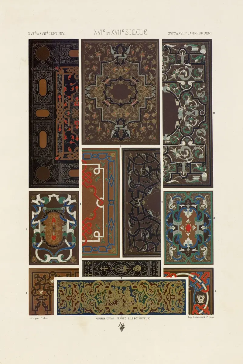 XVI et XVII Siecle av Auguste Racinet