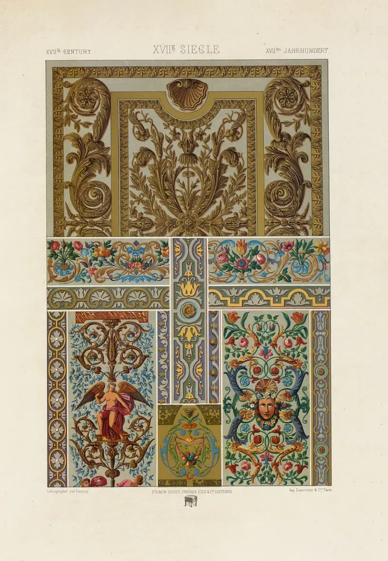 XVII Siecle 3 av Auguste Racinet