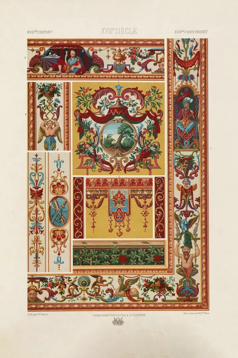 XVIII Siecle 4 av Auguste Racinet