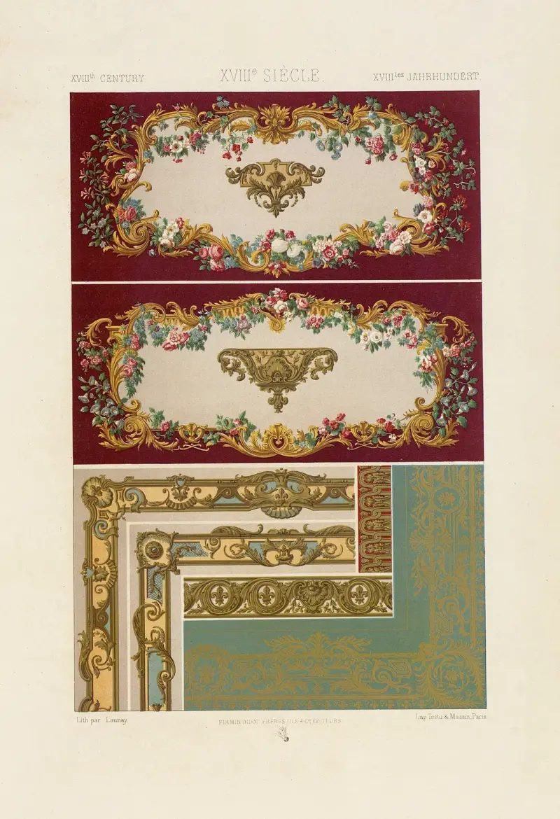 XVIII Siecle 7 av Auguste Racinet